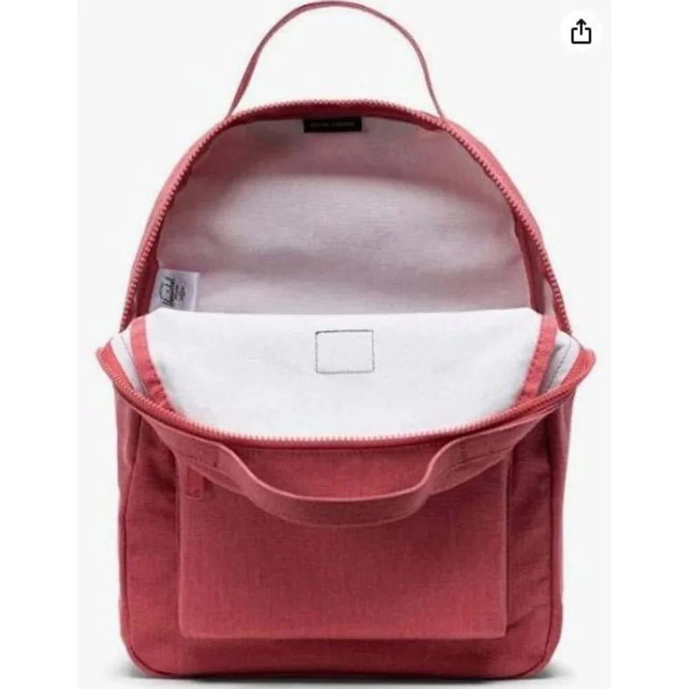Herschel Supply Co Nova Cotton Casuals Daypack Mineral Red Backpack NWT